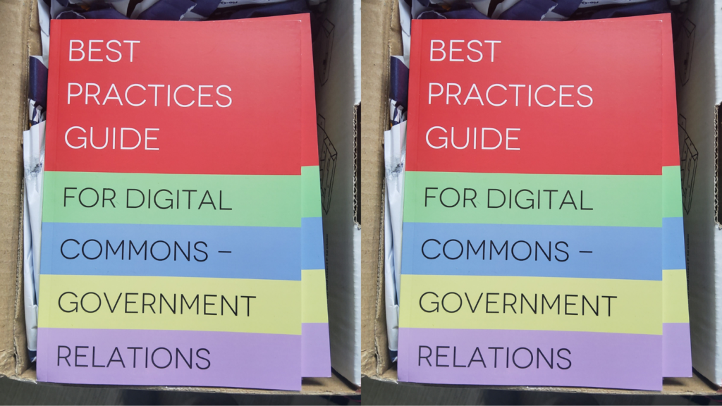 Digital Commons Policy Council’s Best Practices guide